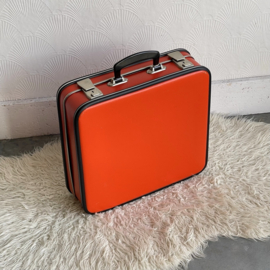 J`70 oranje koffer