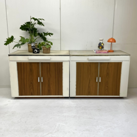 Vintage apothekers kasten