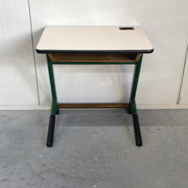 Vintage schoolbankje kinder bureautje