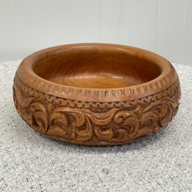 Teak houten schaal