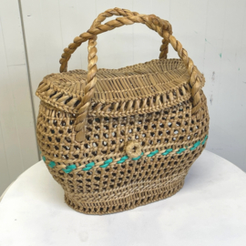 Rieten/sisal tas