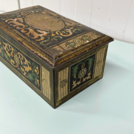 Brocante de Gruyter`s blik met tekst