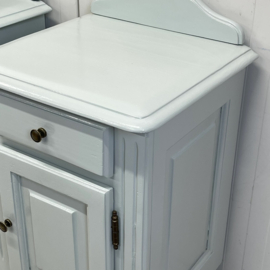 Set restyle grijsgroene nachtkastjes