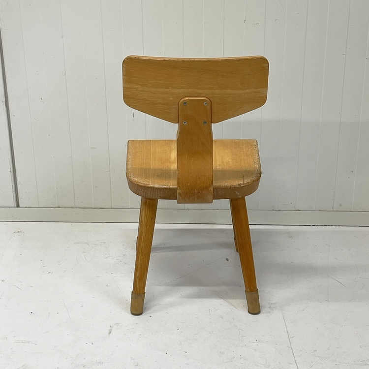 Vintage schoolstoel
