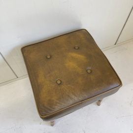 Kruk/hocker leren kussen