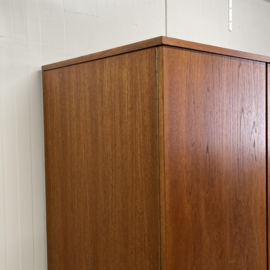 Midcentury 3 deurs kledingkast