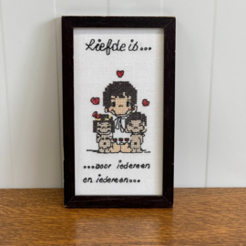 `Liefde is.....`schilderijtje