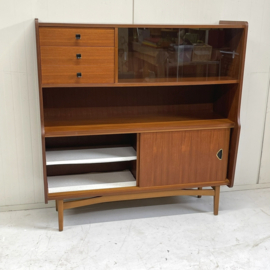 Vintage highboard wandkast