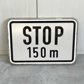 Vintage Duits verkeersbord