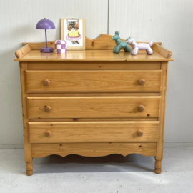 Houten lade commode `90