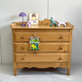 Houten lade commode `90
