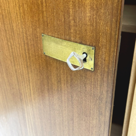 3 Deurs mid-century kledingkast