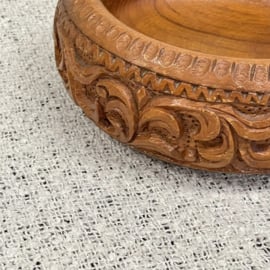 Teak houten schaal