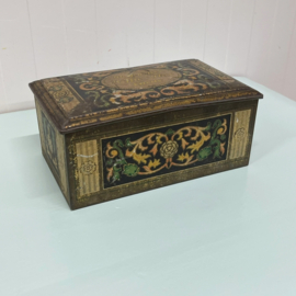 Brocante de Gruyter`s blik met tekst