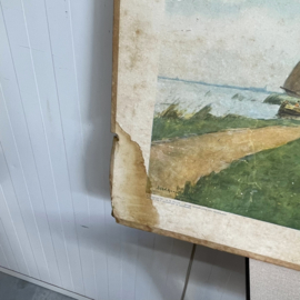 Brocante schoolplaat Haarlemmermeer