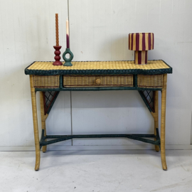 Sidetable/bureau rotan