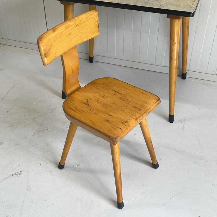 Vintage kleuterschoolsetje