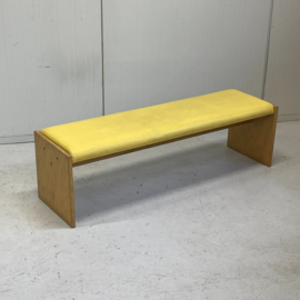 KDV schoolbank skai/hout