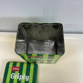 Groot vintage reclame blik snoepjes