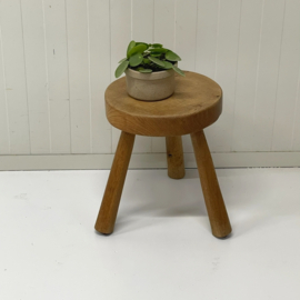Eiken krukje/plantentafeltje
