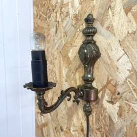 Koperen wandlampje