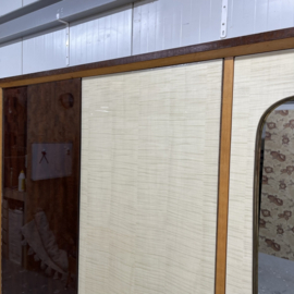 5 Deurs vintage kledingkast