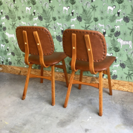 Set vintage stoelen