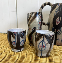 Set kan & 6 bekers