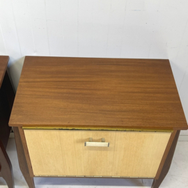 Set vintage nachtkastjes