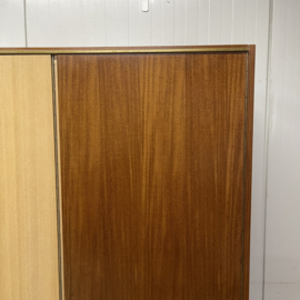 3 Deurs mid-century kledingkast