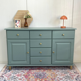 Restyle dressoir & messing knop/poot