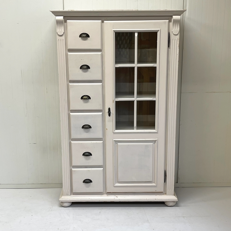Restyle meidenkast okergeel