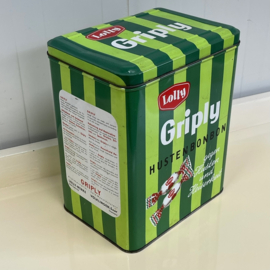 Groot vintage reclame blik snoepjes