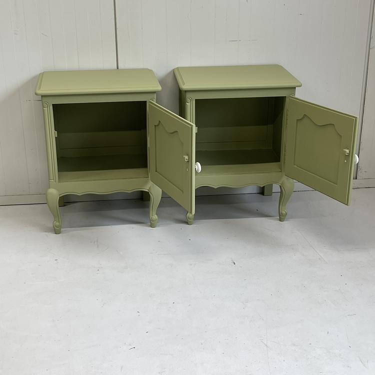 Set olijf restyle barok kastjes