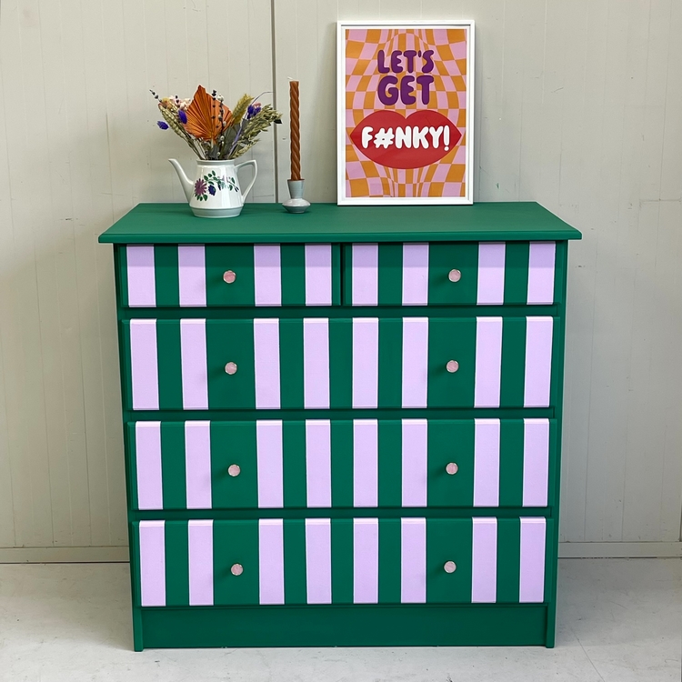 Restyle streep ladekast/commode