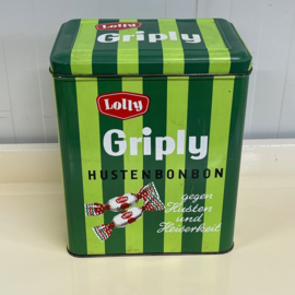 Groot vintage reclame blik snoepjes