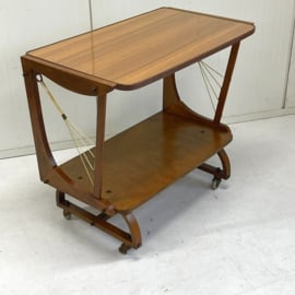 Jaren 50 serveerwagen/audiomeubel