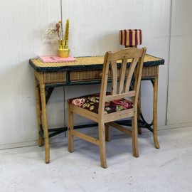 Sidetable/bureau rotan