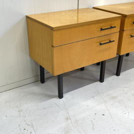 Set vintage nachtkastjes