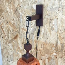 Vintage keramiek wandlamp