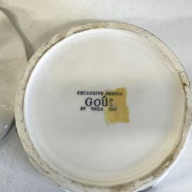 Vintage Pierrot pot & deksel
