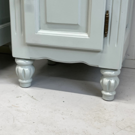 Set restyle grijsgroene nachtkastjes