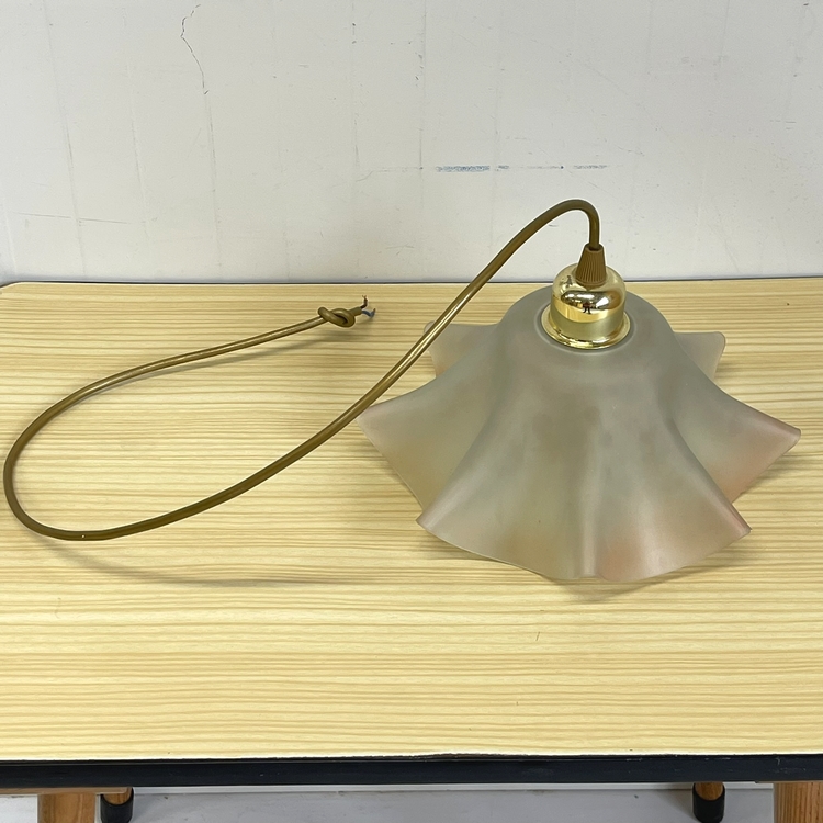 Brocante parasol lampje