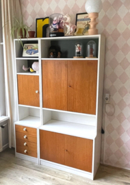 Vintage boeken/wandkast