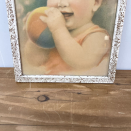 Vintage babyschilderijtje