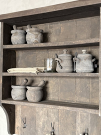 Houten vijzel met stamper Aura Peeperkorn