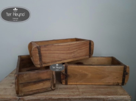 Oude houten steenmal enkel