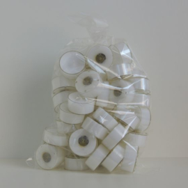 Waxinelichtjes wit 4 cm (60 stuks)