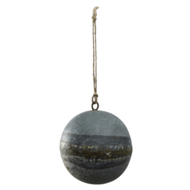 IJzeren kerstbal bal hanger M