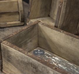 Oude houten steenmal enkel